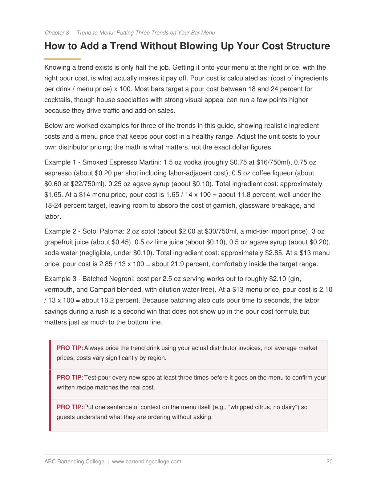 2026 Cocktail Trends Every Bartender Should Know preview page 1